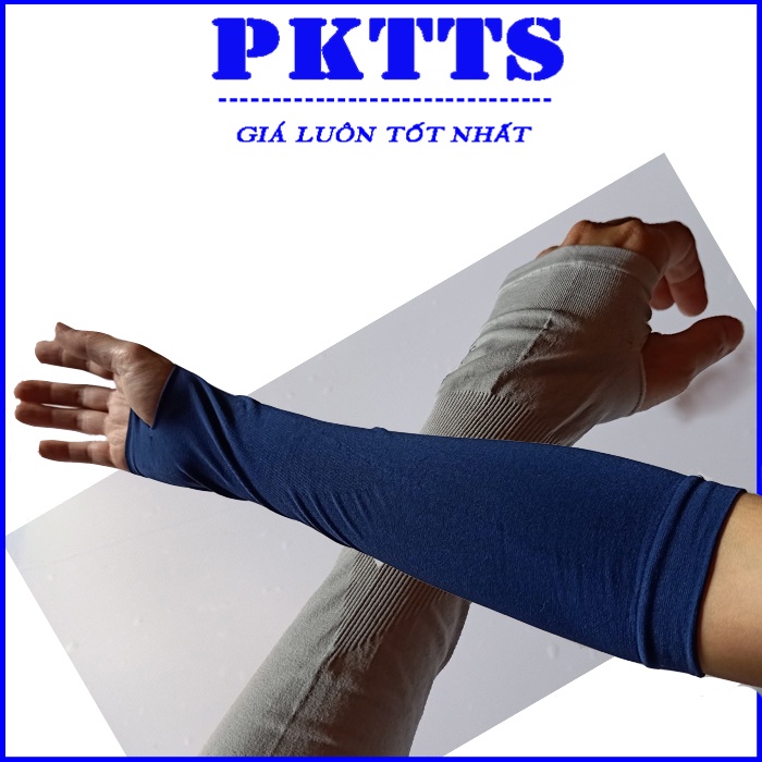 Găng tay, bao tay chống nắng nam nữ xỏ ngón phong cách Hàn Quốc dạng túi zip