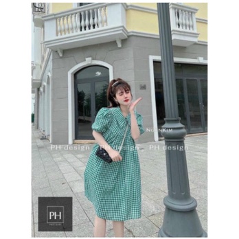 Đầm bầu - Váy bầu thời trang kẻ sọc công sở siêu xinh