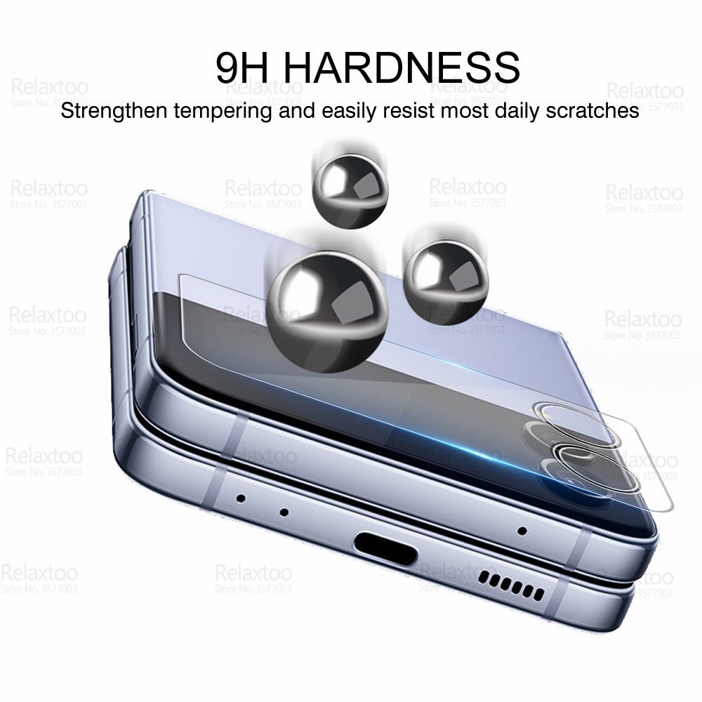Set 1-3 Ốp Kính Cường Lực Bảo Vệ Ống Kính Máy Ảnh Cho Samsung Galaxy Z Flip 4 ZFlip4 Flip4 4Flip ZFlip 4