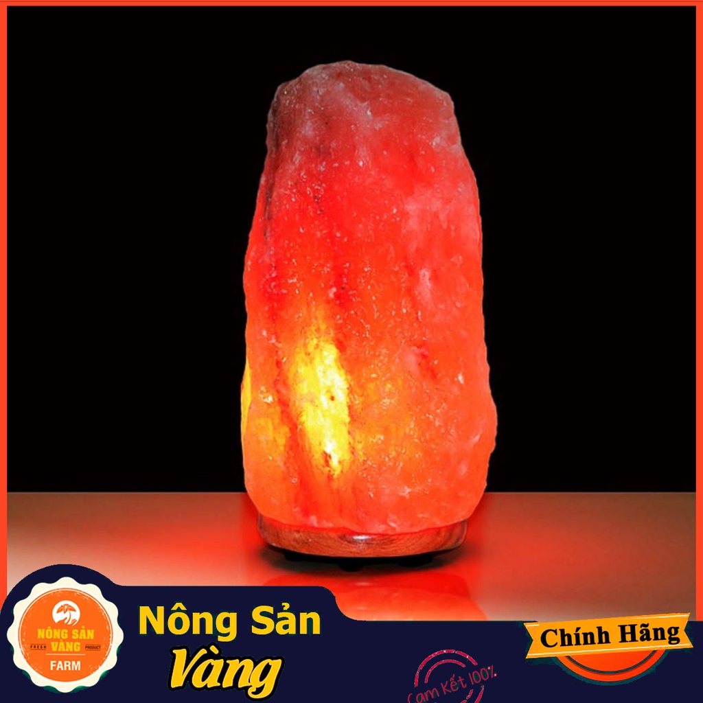 Đèn Đá Muối Himalaya 10-12kg Nhập khẩu từ Pakistan , trang trí nội thất, làm đèn ngủ, chung phong thủy