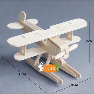Đồ chơi lắp ráp gỗ 3D Mô hình Máy bay Heinkel He 51