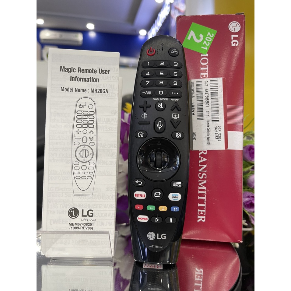 [Combo REMOTE+ỐP] REMOTE TIVI LG MAGIC MR20GA- TƯƠNG THÍCH MR19BA-MR18BA-MR650A