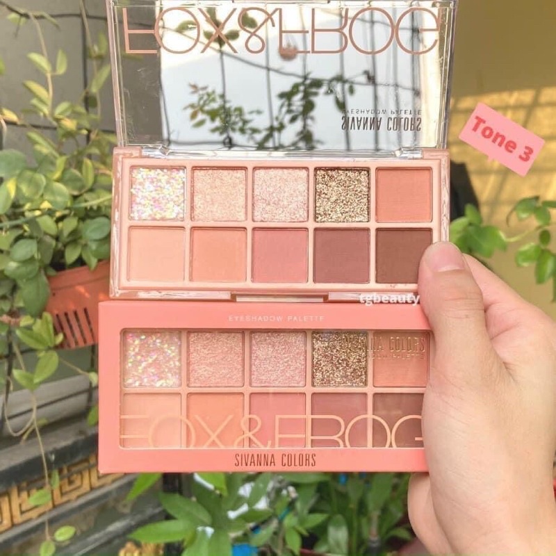 Bảng mắt 10 ô Sivanna Colors Fox&Fbog