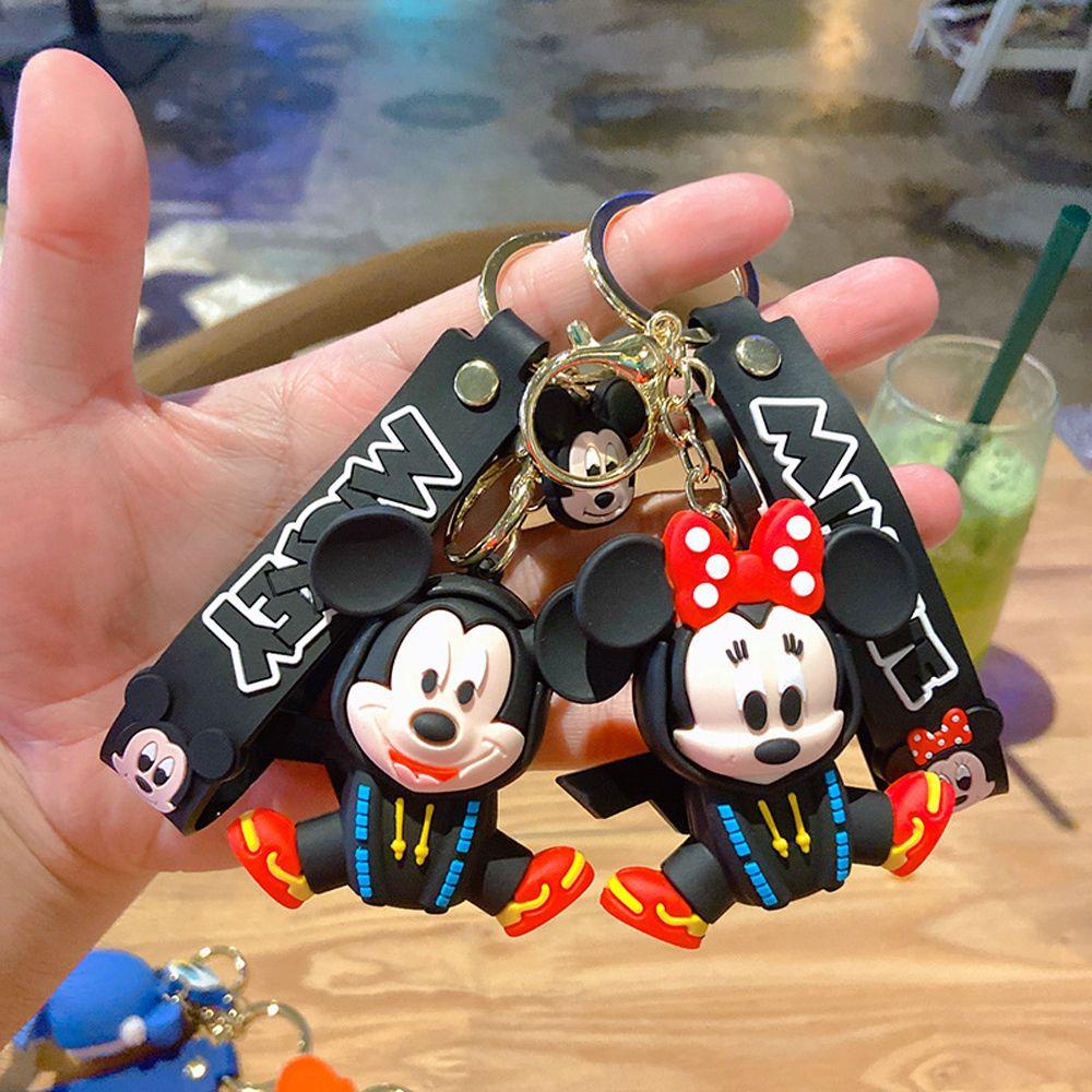 LANFY Móc Khóa Hình Chuột Mickey Stitch Dễ Thương