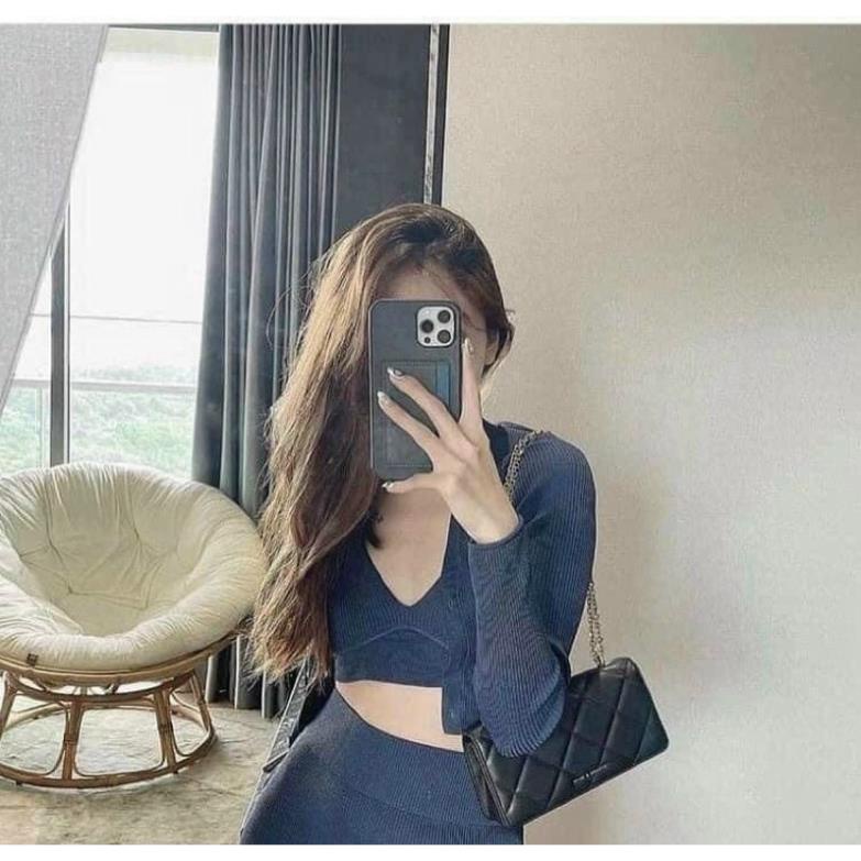 TÚI XÁCH C.K 2 MÀU ĐEN TRẮNG CHO NỮ - size 19