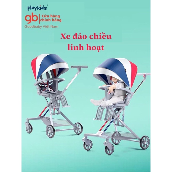 Xe đẩy cho bé gấp gọn du lịch X5 Playkids mới ra mắt