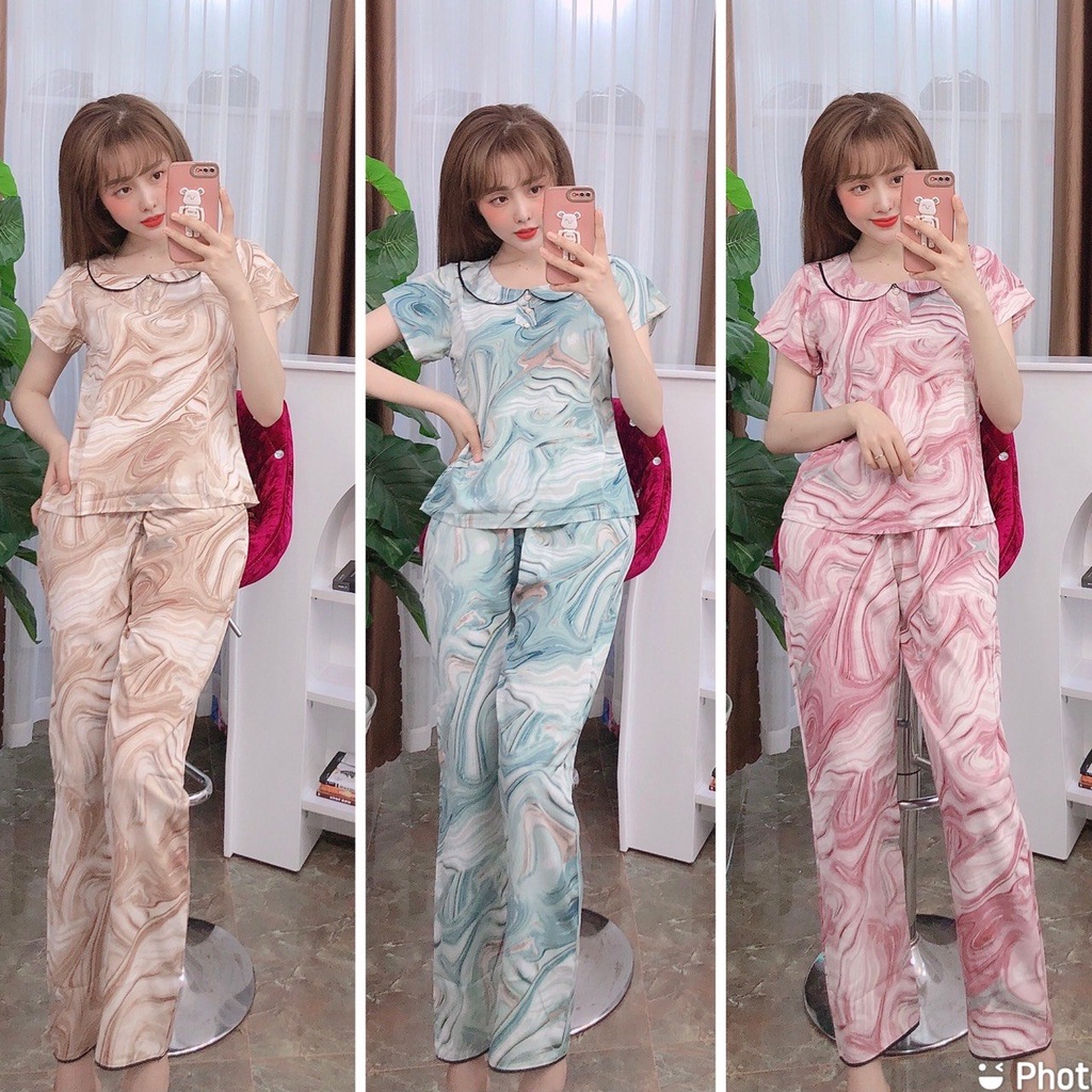 SET ĐỒ LỤA DÀI MẶC NHÀ DÀNH CHO NỮ - 103