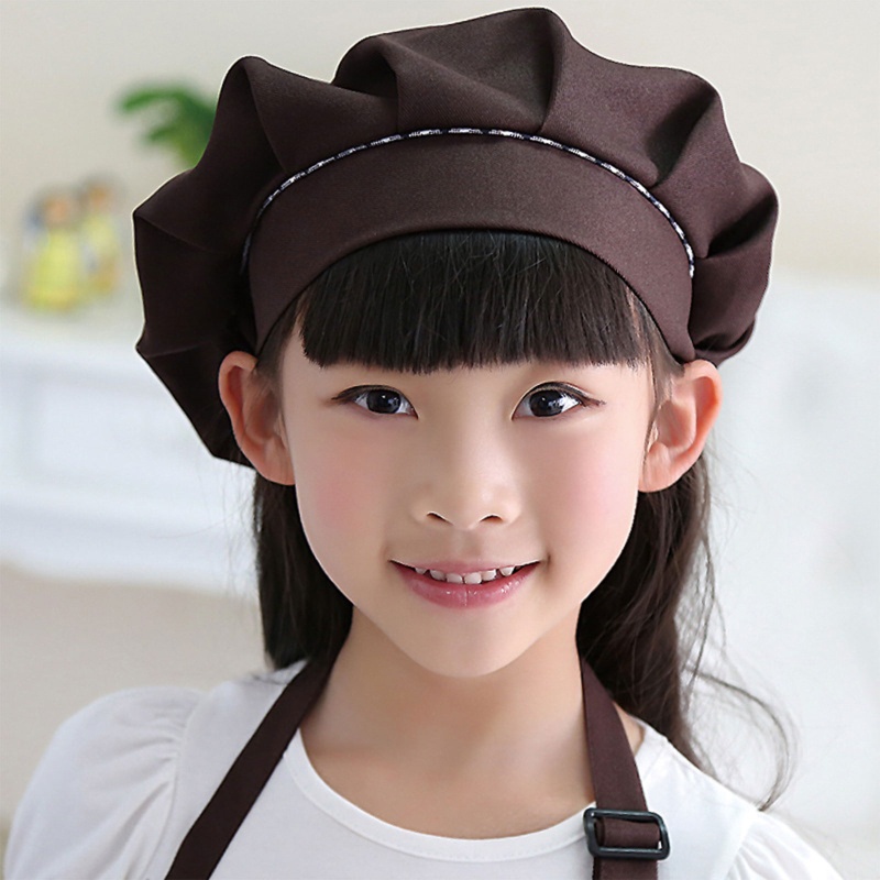 Mũ Đầu Bếp Màu Trơn Tùy Chỉnh Tiện Dụng