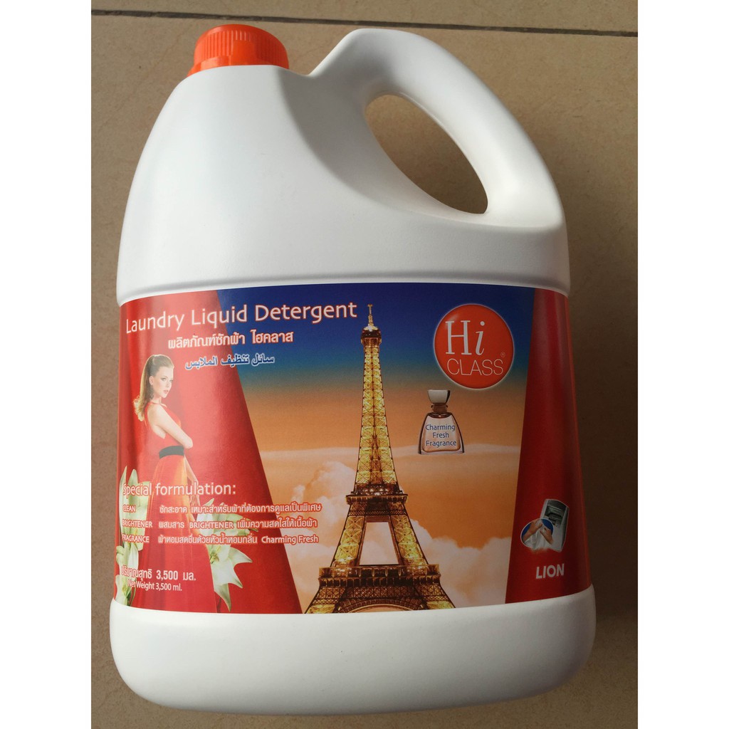 Nước giặt Hi Class can 3500ml 3 màu