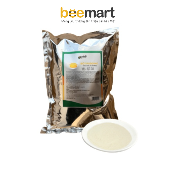 [Siêu Sale] Bột Pudding trứng Krub.o 1kg - Pudding trứng thơm ngon, béo ngậy, topping cực ngon