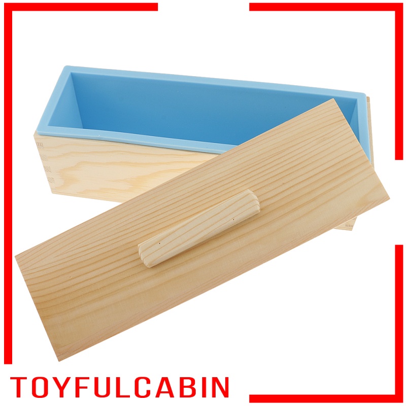 Khuôn Silicone Làm Xà Phòng Hình Chữ Nhật