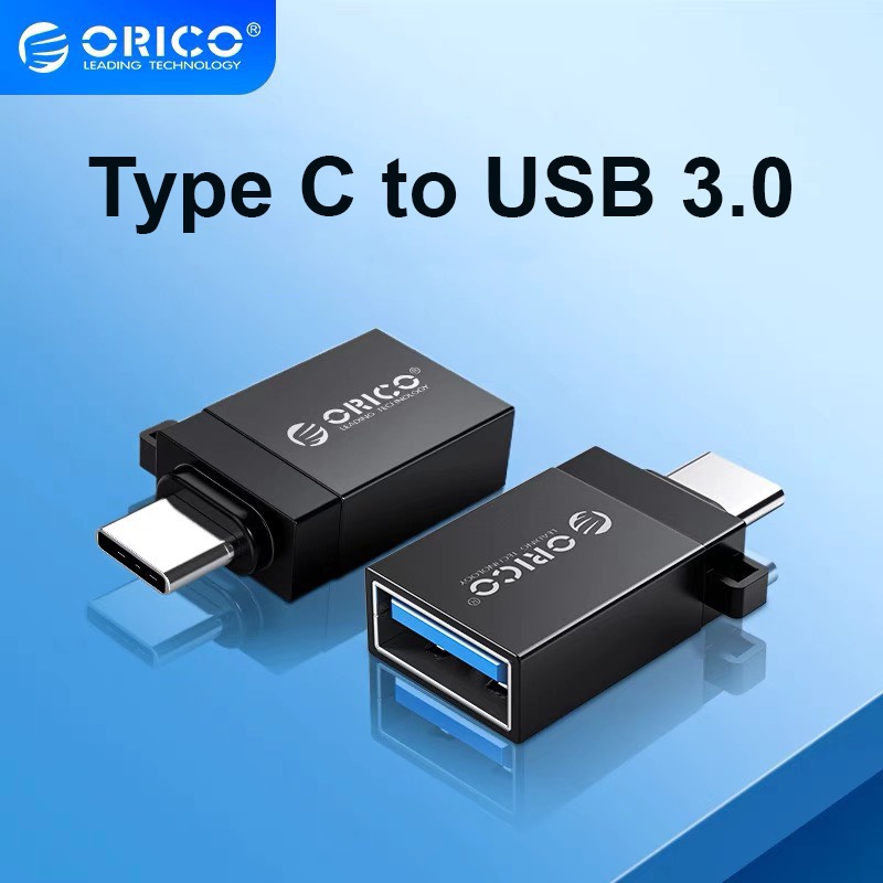 Đầu chuyển ORICO OTG Type C to USB 3.0 5Gbps truyền dữ liệu chuyển đổi cắm chuột | Vỏ nhôm có móc khoá