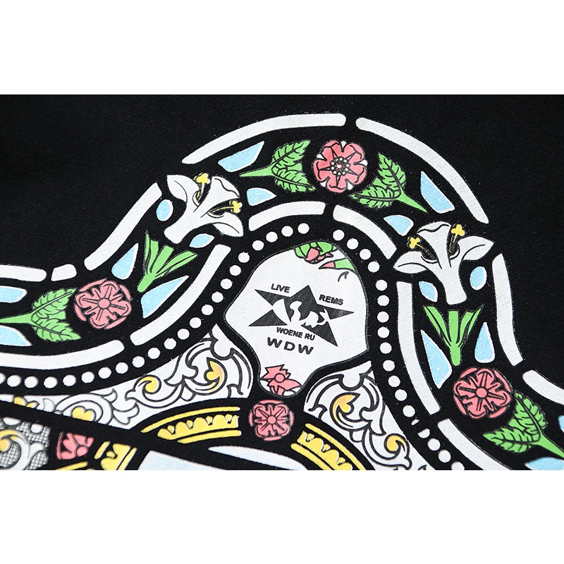 Hàng Có Sẵn Áo Hoodie Cotton Tay Dài In Hình Tượng Tôn Giáo Unisex