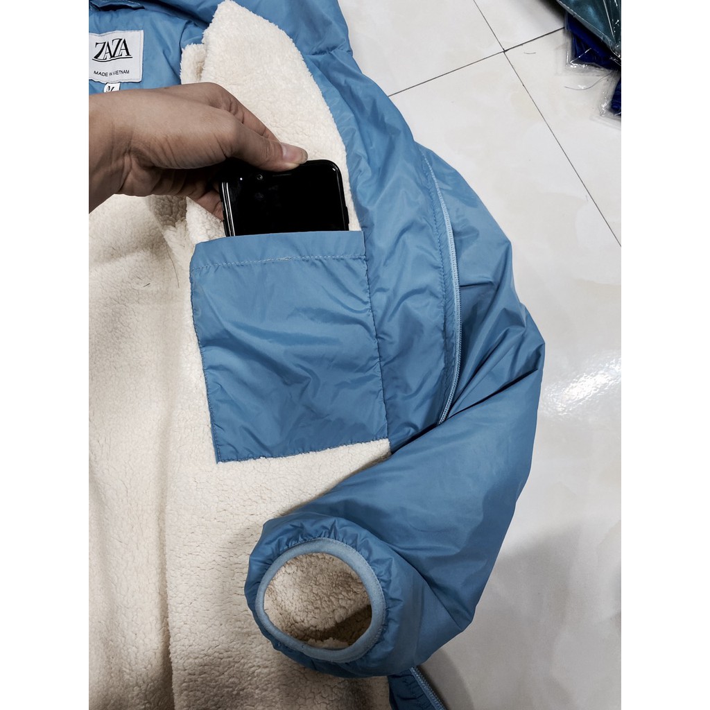 Áo Gió Lót Lông Cao Cấp, Áo Khoác 2 Lớp Vải Chống Nước, Siêu Ấm [ 𝗛𝗮̀𝗻𝗴 𝗩𝗡𝗫𝗞 ] | BigBuy360 - bigbuy360.vn