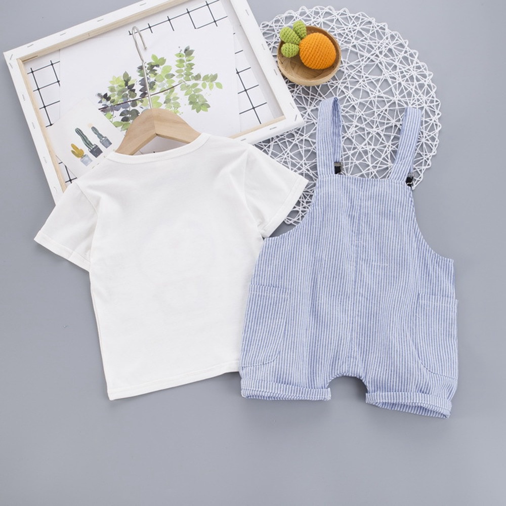 Set áo thun + Quần/ Váy in hình Doraemon đáng yêu cho bé