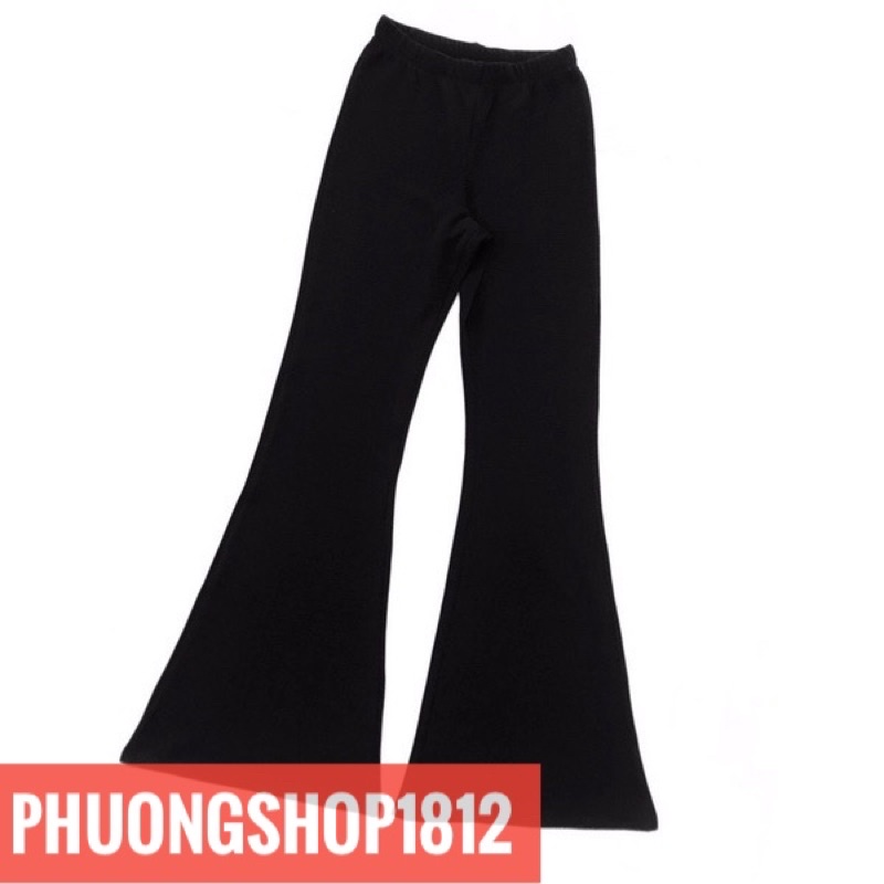Quần Ống Loe Nữ Cạp Cao Dáng Dài, Quần dài Ống Loe lên From Xinh Tôn Dáng ảnh thật tự chụp #phuongshop1812