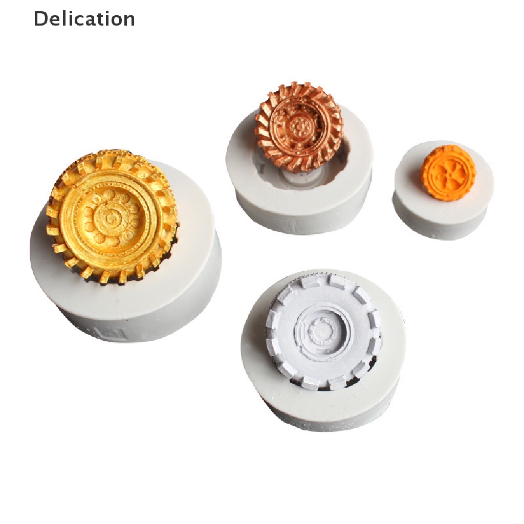 Khuôn Silicone Làm Bánh Hình Bánh Xe Độc Đáo Tiện Dụng DIY