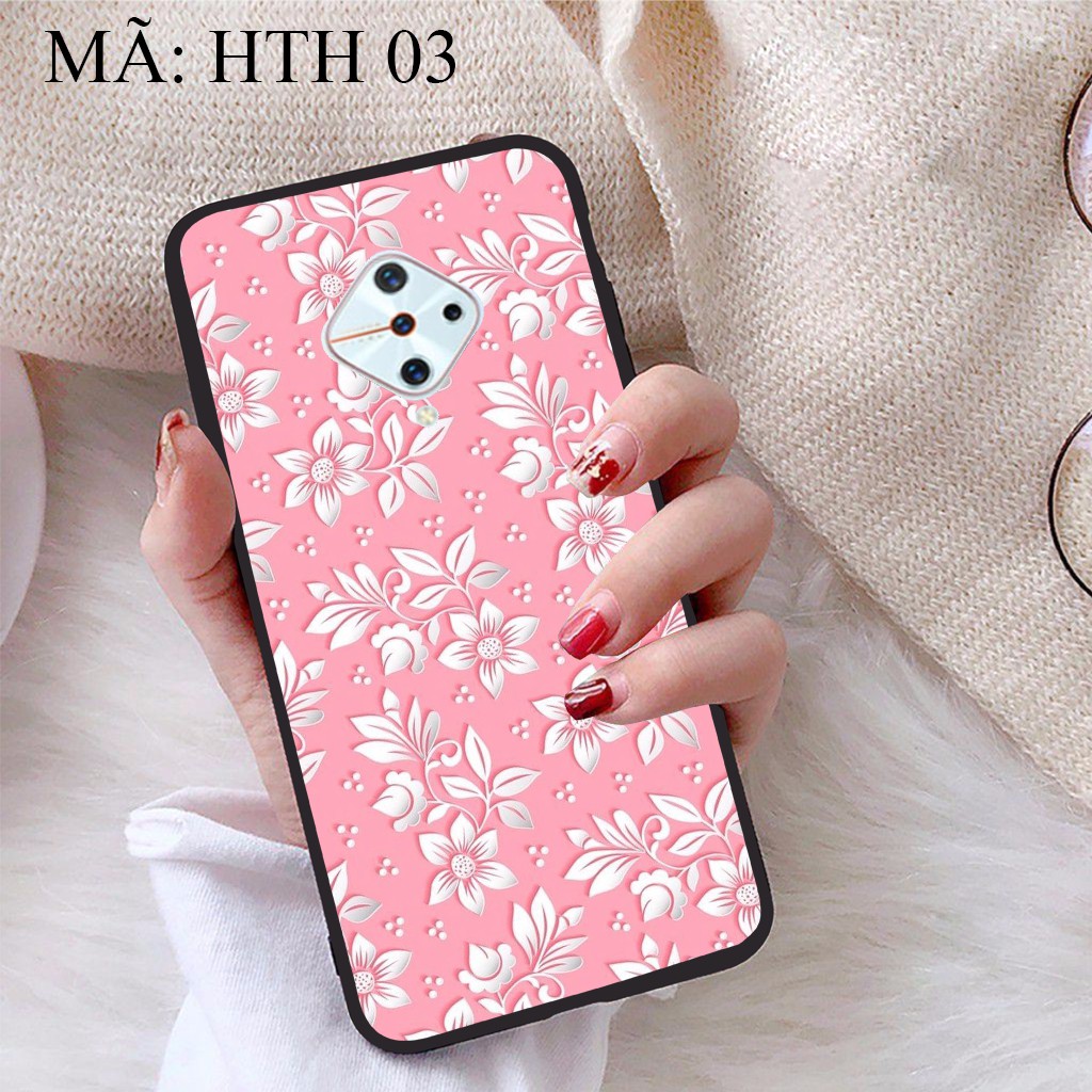 Ốp lưng Vivo S1 Pro viền dẻo TPU BST Hoạ Tiết Hoa
