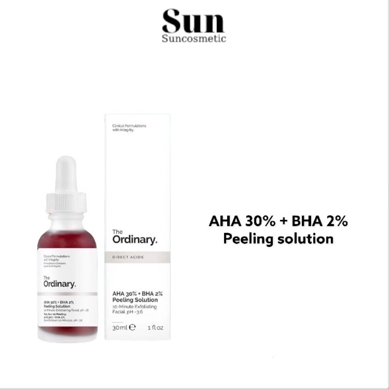 Thanh tẩy da AHA 30% + BHA 2% Peeling Solution - The Ordinary 30ml