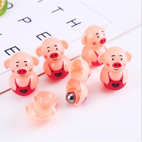 Lật Đật Mini Hình Heo Siêu Dễ Thương Đáng Yêu