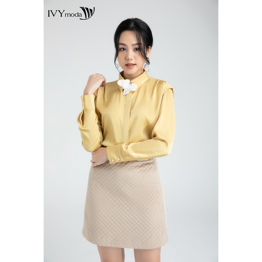 Áo sơ mi nữ IVY moda MS 17B8424