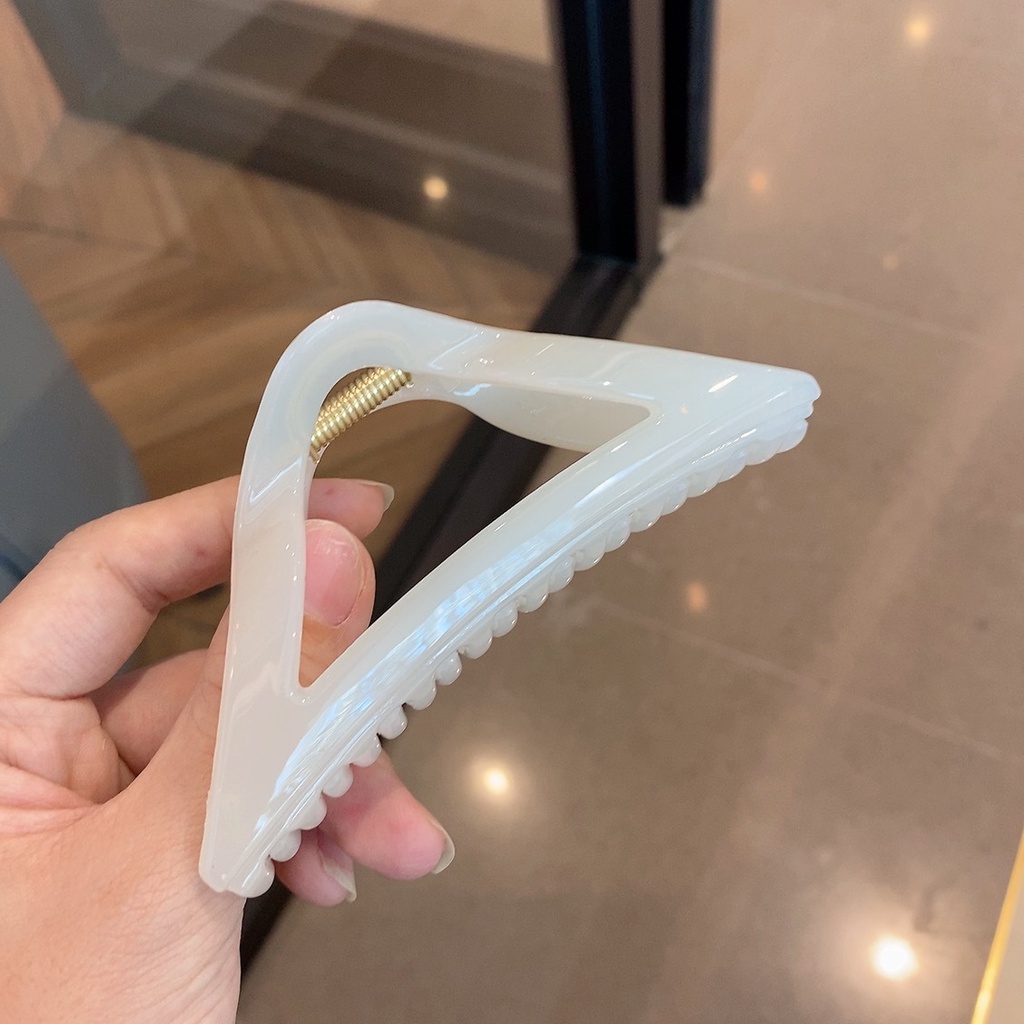 Kẹp Tóc Nhựa resin Thiết Kế Đơn Giản Tinh Tế Phong Cách Hàn Quốc