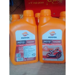 nhớt répsoll racing 10w40 có chiếc lẻ