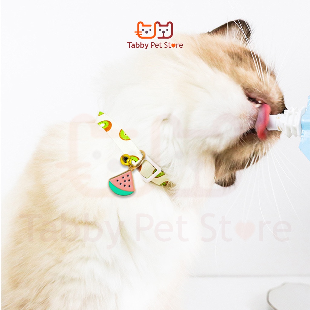 Vòng cổ cho thú cưng có hình hoa quả cute cao cấp phụ kiện chó mèo - Tabby Pet Store