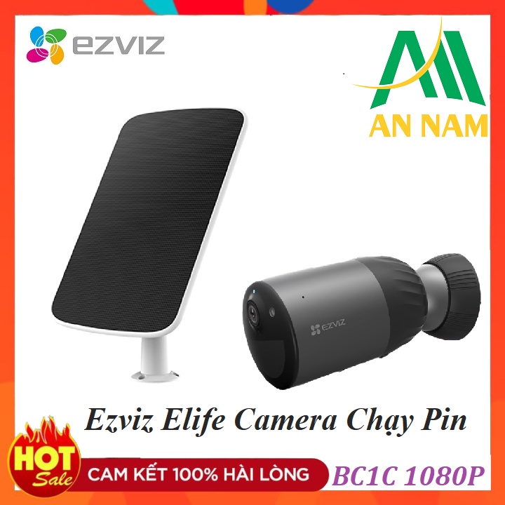 Camera Wifi Ezviz Elife BC1C 1080P - Sử dụng Pin