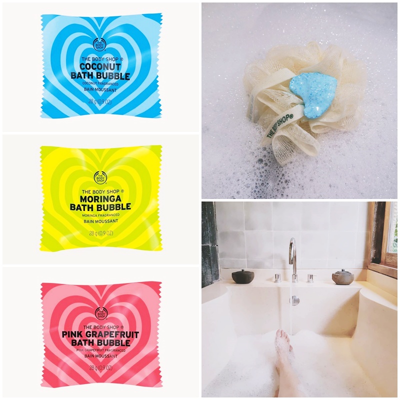 Viên thả bồn tắm tạo bọt Bath Bubble The Body Shop 28gram