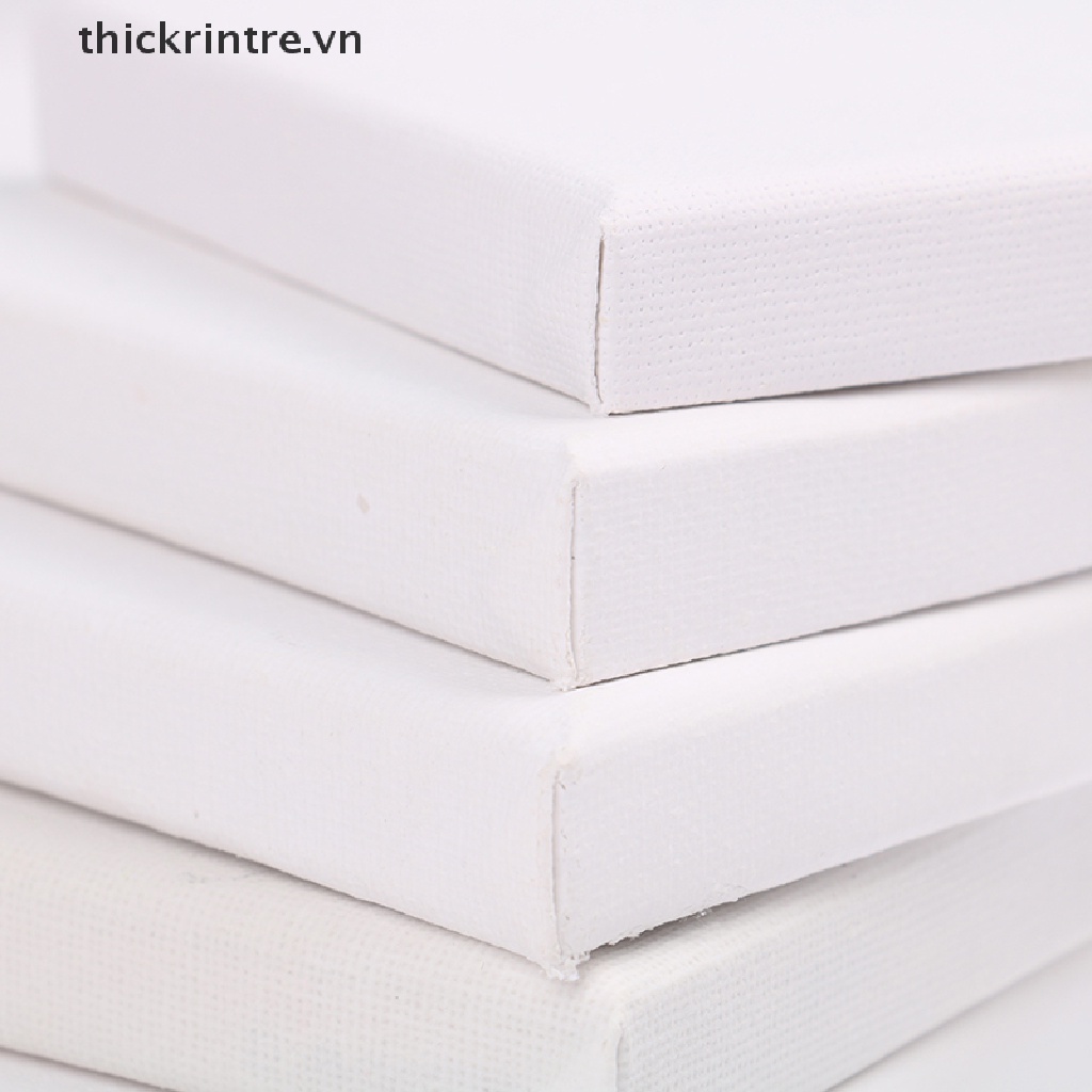 [Mới] Khung Gỗ Vuông Vẽ Tranh Sơn Dầu Canvas Màu Trắng