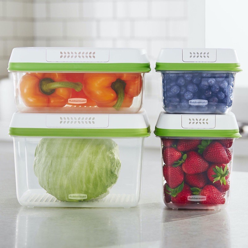 Bộ 4 hộp rau quả Rubbermaid