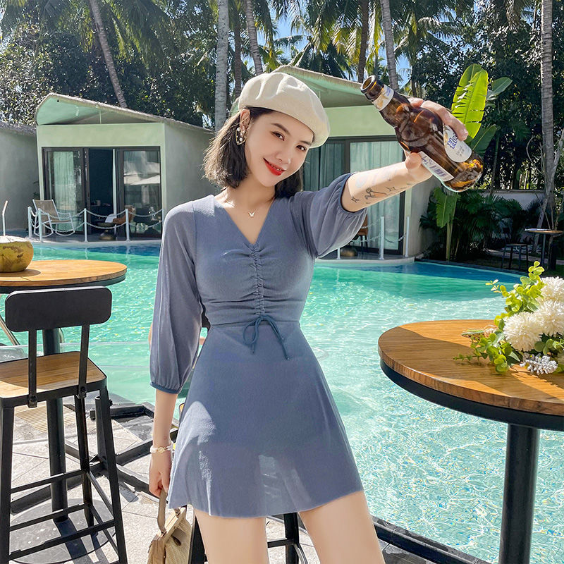 Đồ Bơi Một Mảnh Dài Tay Chống Nắng Thời Trang Cho Nữ 2021 | BigBuy360 - bigbuy360.vn