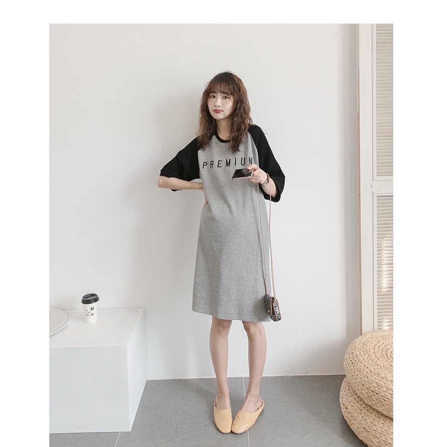 Váy Bầu Đầm Bầu Xinh Cotton Xịn A2122