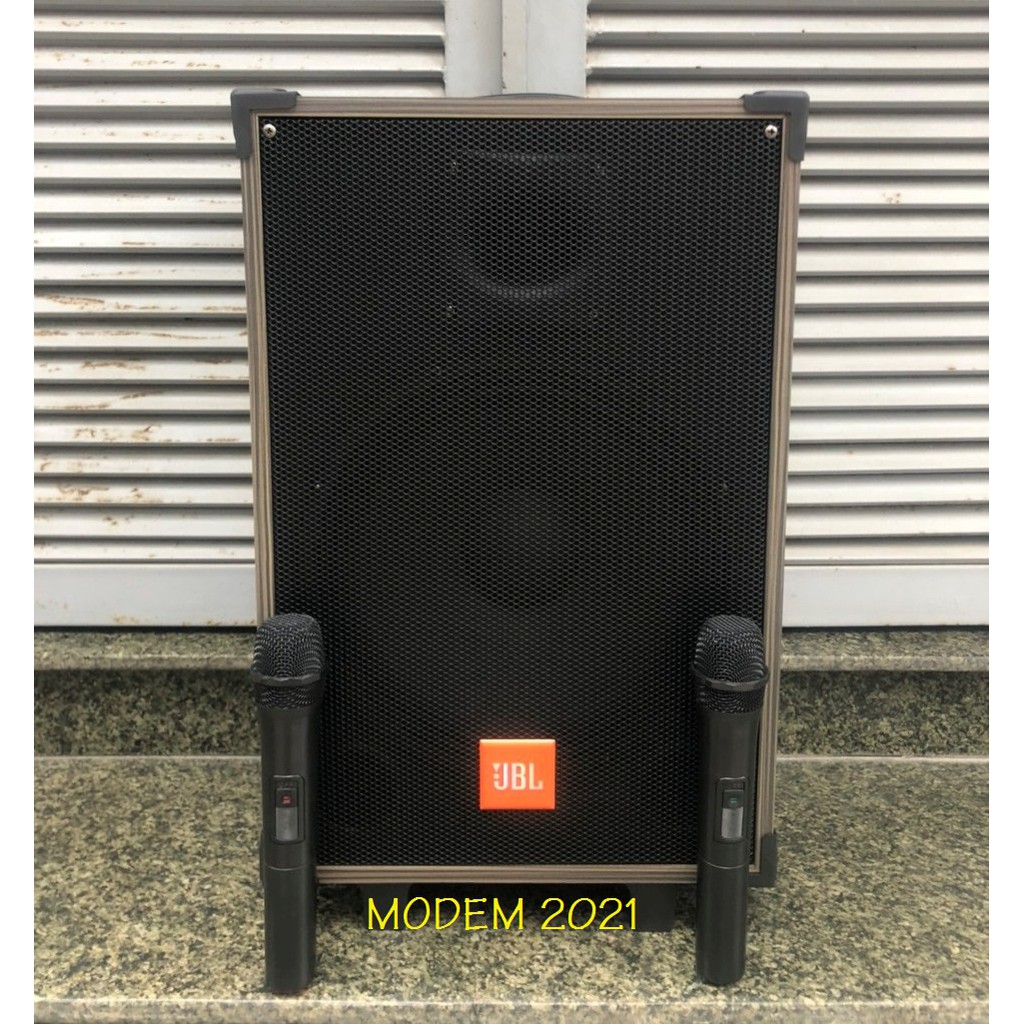 Loa karaoke gia đình hát cực hay, loa di động giá rẻ kèm 2 micro không dây, công suất lớn, hát hay và bền