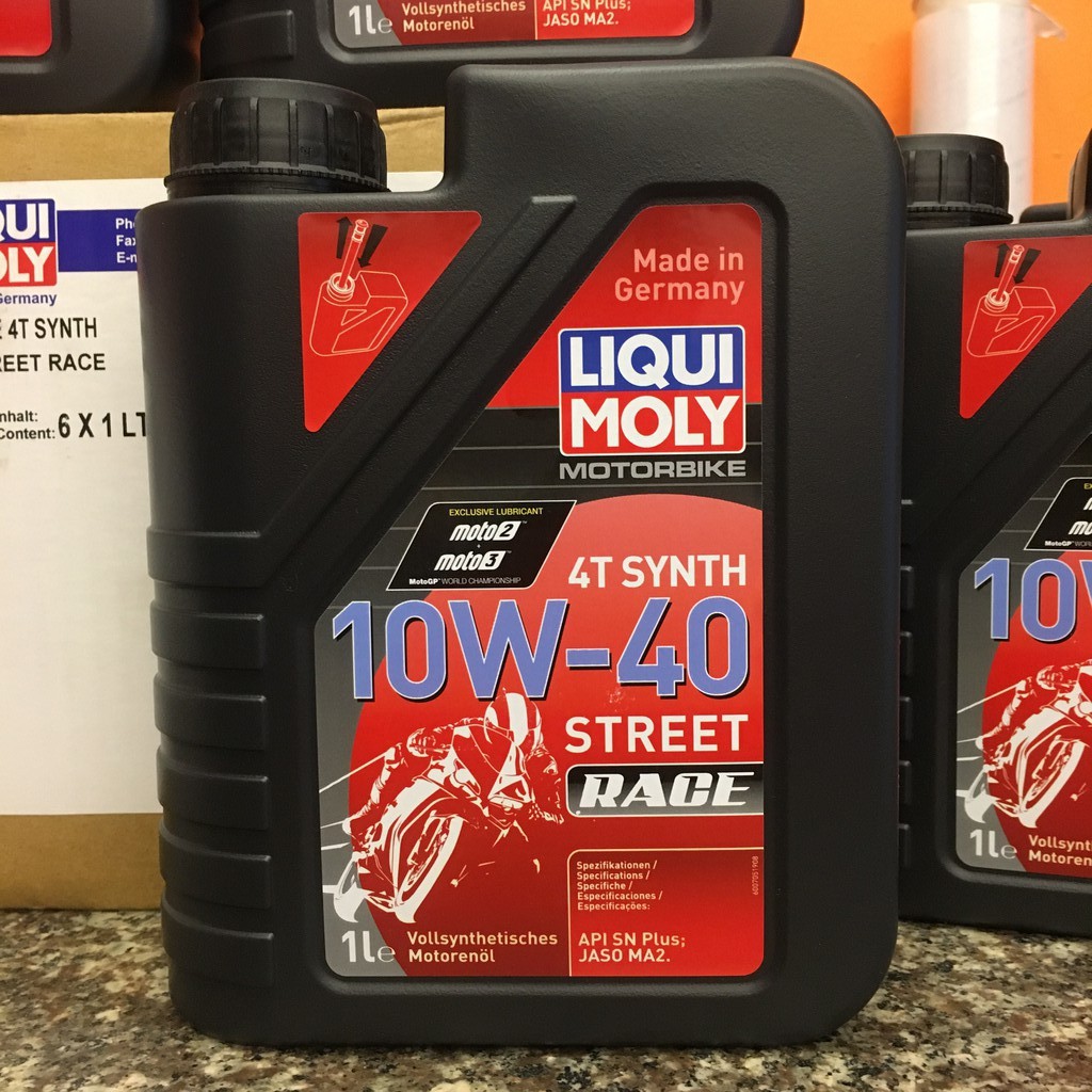 Nhớt Liqui Moly Street Race 10w40 Dành Cho Xe Số, Xe Côn Tay