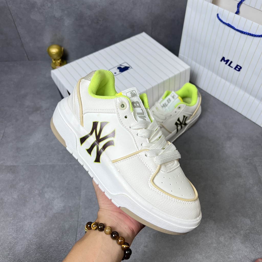 Giày Sneaker MLB Liner Xanh Nõn Chuối Lót Bông Cao Cấp Fullbox Đế Cực Kì Êm