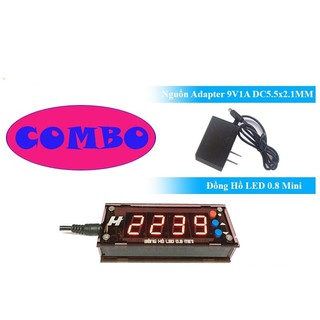 Đồng Hồ Treo Tường Led 0.8inch