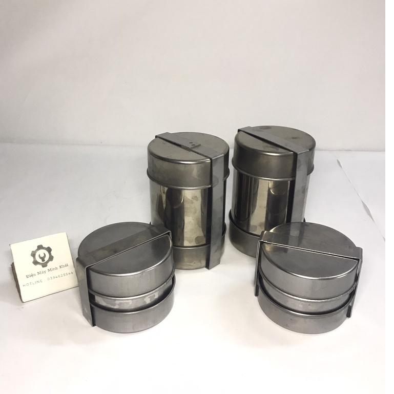 Khuôn làm giò chả, chả lụa inox 0.5kg, 1kg