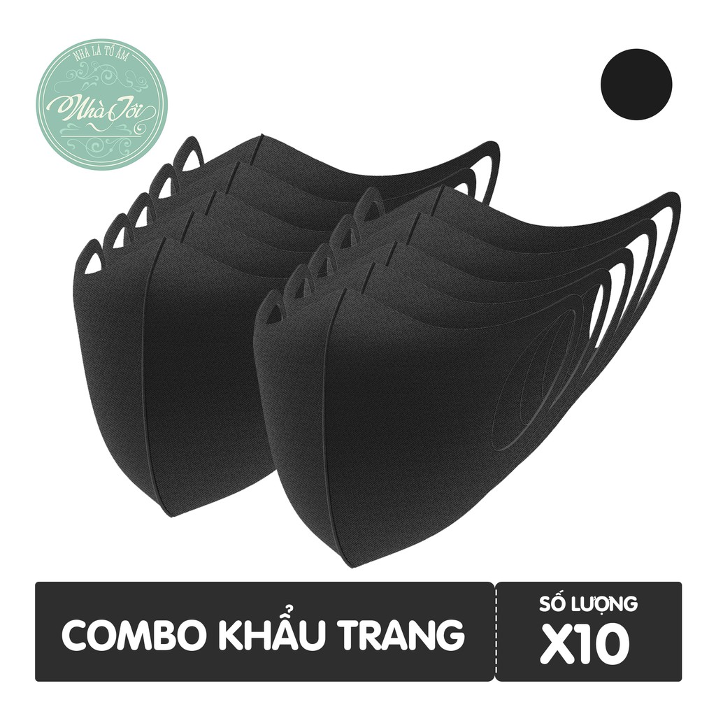 Khẩu Trang Vải Su Combo 10 Cái KTV-2 | BigBuy360 - bigbuy360.vn