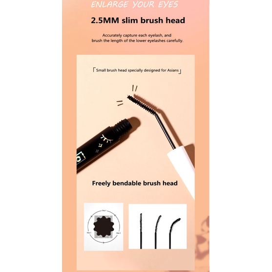 Mascara Trang Điểm Lông Mi Màu Nâu Đen Chống Nước Lâu Trôi Hiệu NOVO | BigBuy360 - bigbuy360.vn