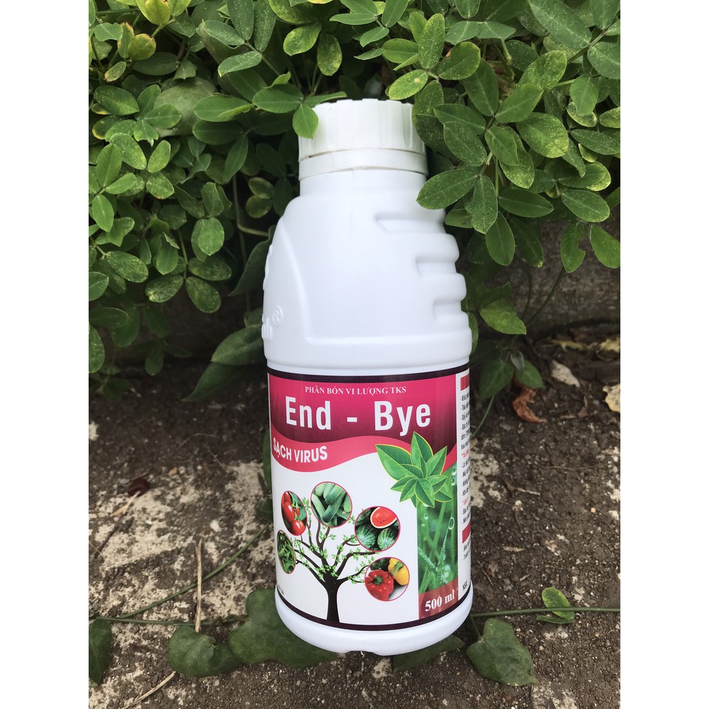 END-BYE: DIỆT VIRUS KHẢM LÁ, XOĂN CHÙN ĐỌT - Chai 500 ml