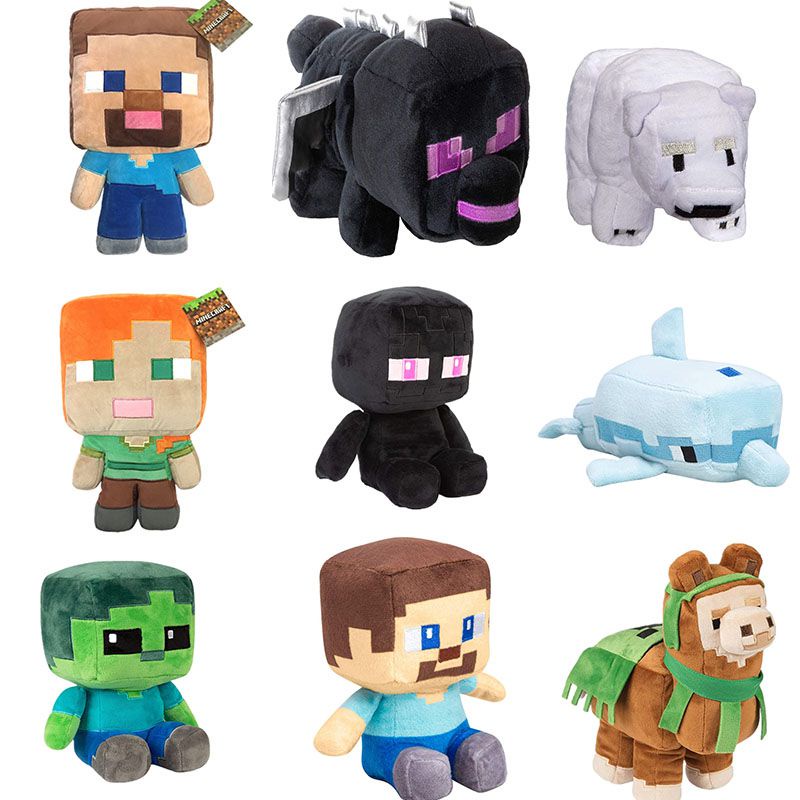 Đồ chơi thú nhồi bông hình các nhân vật trong game Minecraft 44cm