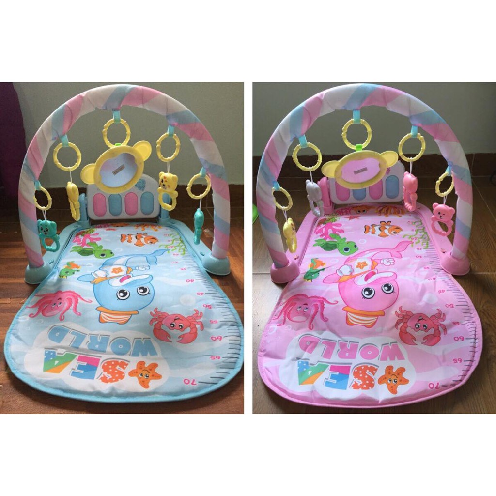 Thảm nhạc nằm chơi đàn piano cho bé Fitness Rack