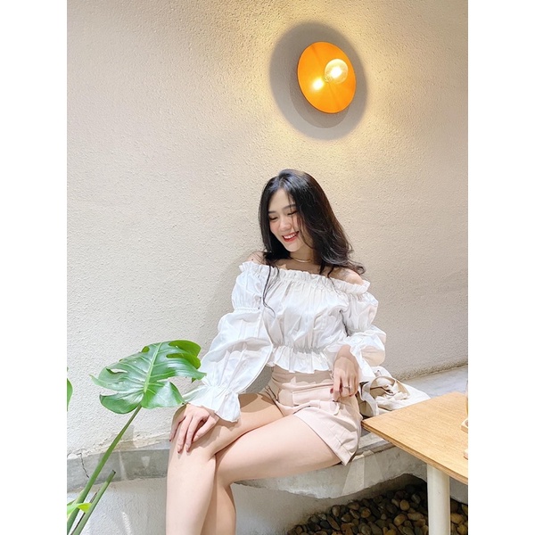 ÁO TRỄ VAI BO EO | CHUSHOPPE
