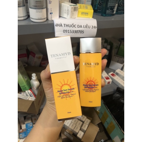 Huyết Thanh Chống Nắng TENAMYD AQUA SUN SERUM SPF50/PA+++ 70ml