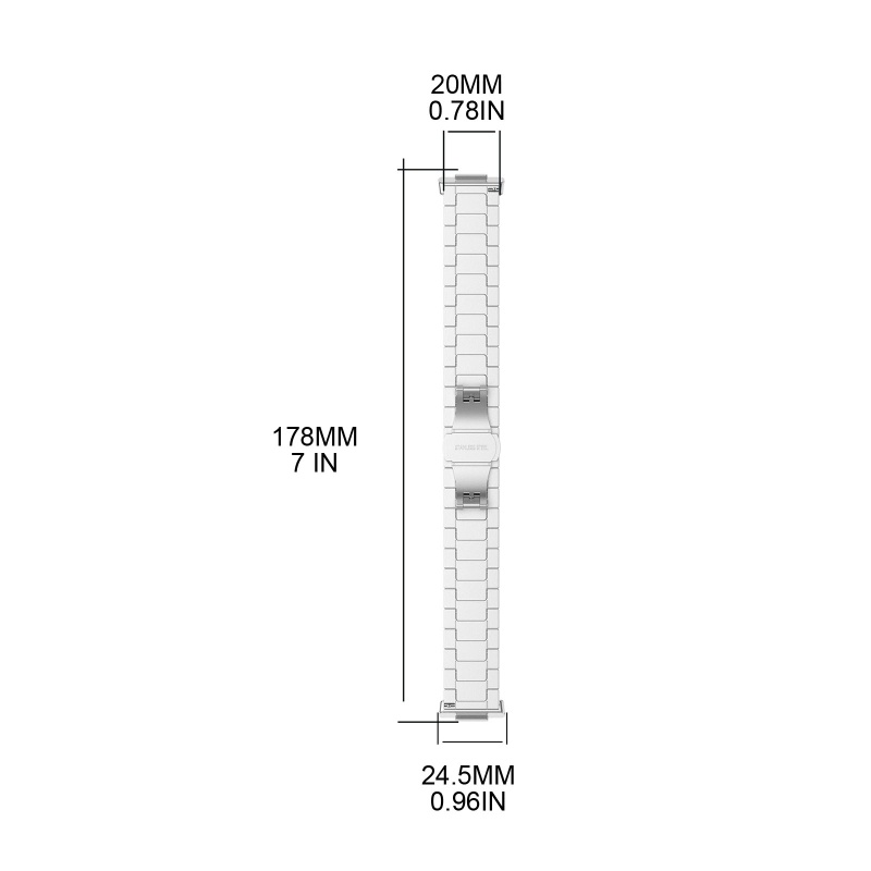 Dây Đeo Thay Thế Bằng Kim Loại Điều Chỉnh Được Cho Đồng Hồ Huawei Iwatch Fit 2