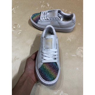 Giày thể thao sneaker mũi 7 màu