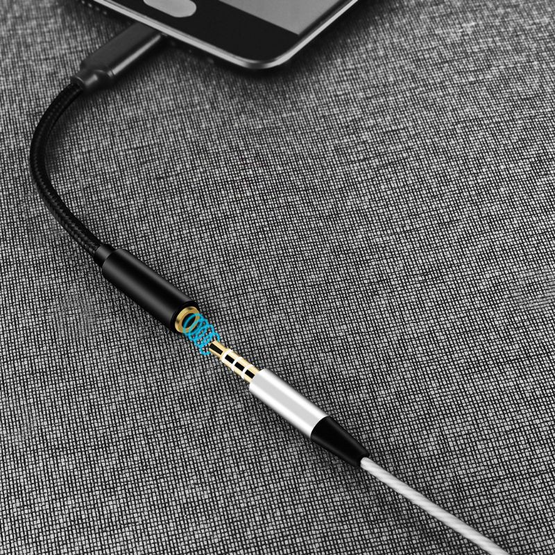 DOU USB C Headphone Jack Adapter Type C Male to 3.5MM Female Aux Audio Cable for Samsung Xiaomi Huawei HTC OnePlus Cellphones