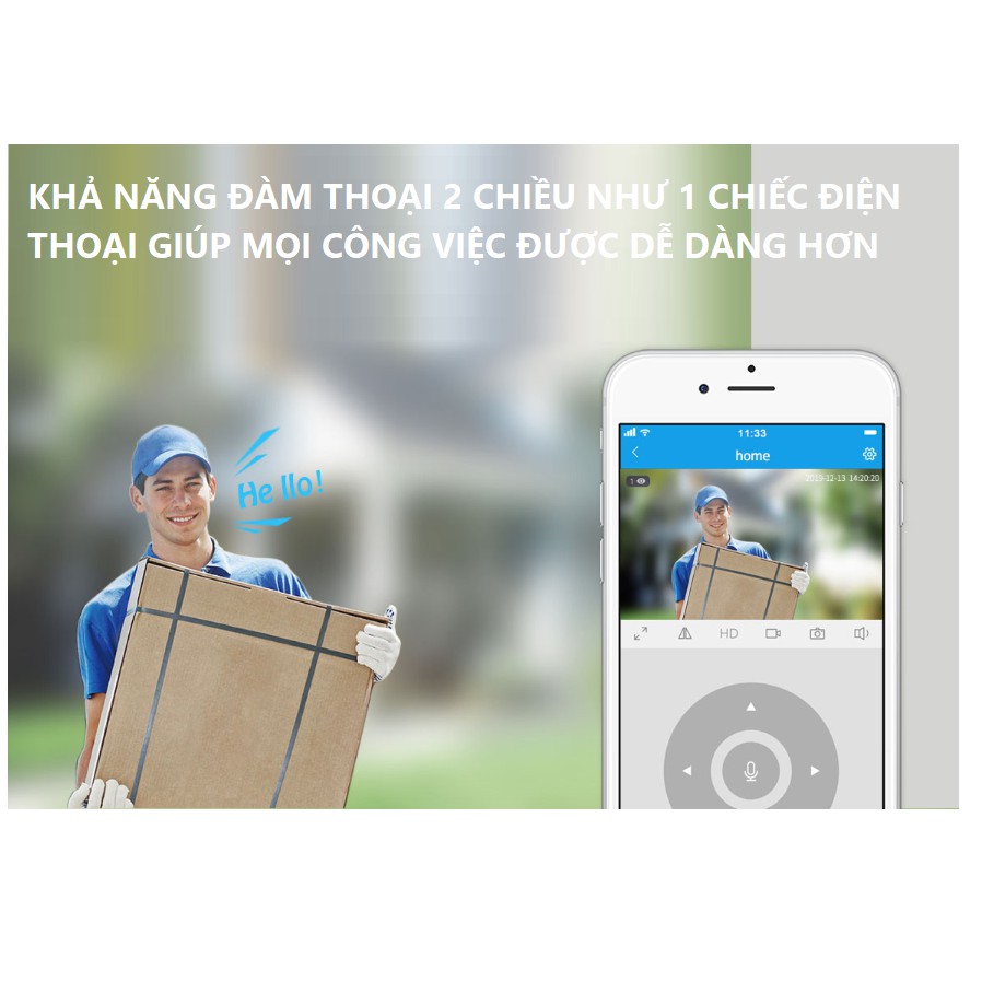 Camera Srihome Ngoài Trời SH027 2.0 MPX Chuẩn 1080 - Zoom X5 Digtal - Đàm Thoại - Hồng Ngoại 40m | BigBuy360 - bigbuy360.vn